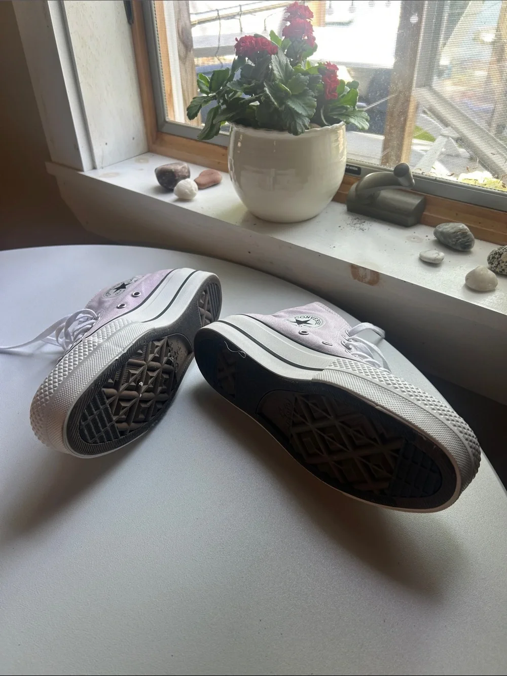 Converse High Top Sneakers - Light Lavender Canvas - Picture 4 of 4